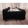 Black and White Vintage Styled Mickey & Minnie Mouse Vintage Bowler Handbag Purse