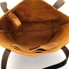 Tan Pebble Grain Leather Tote Shopper Bag