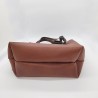 Cognac Leather Tote Shopper Bag Shoulder Bag