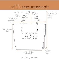 Cognac Leather Tote Shopper Bag Shoulder Bag