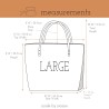 Cognac Leather Tote Shopper Bag Shoulder Bag