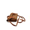 Classic Weathered Vintage Leather Book Bag Satchel Shoulder Bag