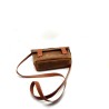 Classic Weathered Vintage Leather Book Bag Satchel Shoulder Bag